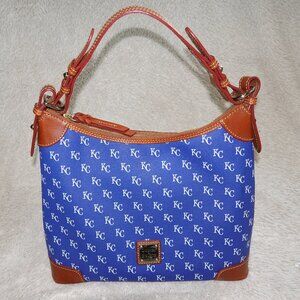 Dooney and Bourke MLB Kansas City Royals Hobo Blue Purse Bag, NWOT
